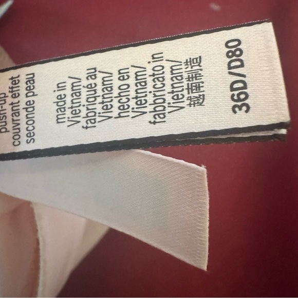 Victoria Secret Pink Wear  Tshirt  Push Up Bra LitePink  Racer back  36D - Picture 12 of 14